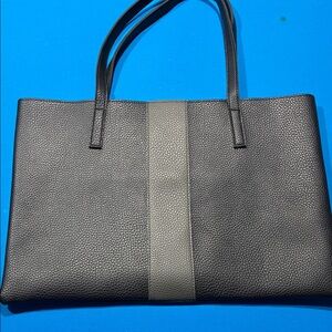 Vince Camuto Black And Gray Tote Bag